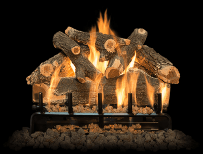 24" Virginiana Decorative Gas Logs and Burner For Use With MFP39 | Mason-Lite Flame Authority