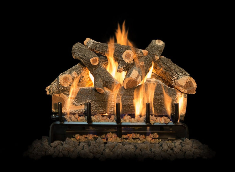 36" Virginiana Decorative Gas Logs and Burner For Use With MFP49 | Mason-Lite Flame Authority