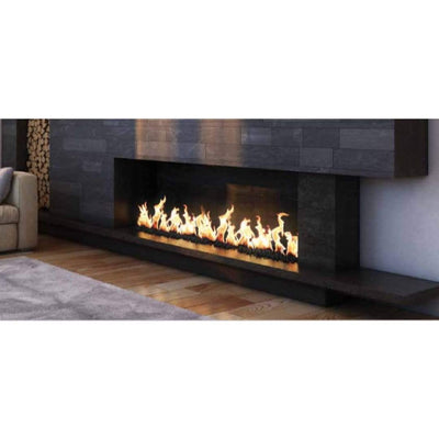 96" Linear Gas Fireplace - Dual 12" B-Vent | Mason-Lite Flame Authority