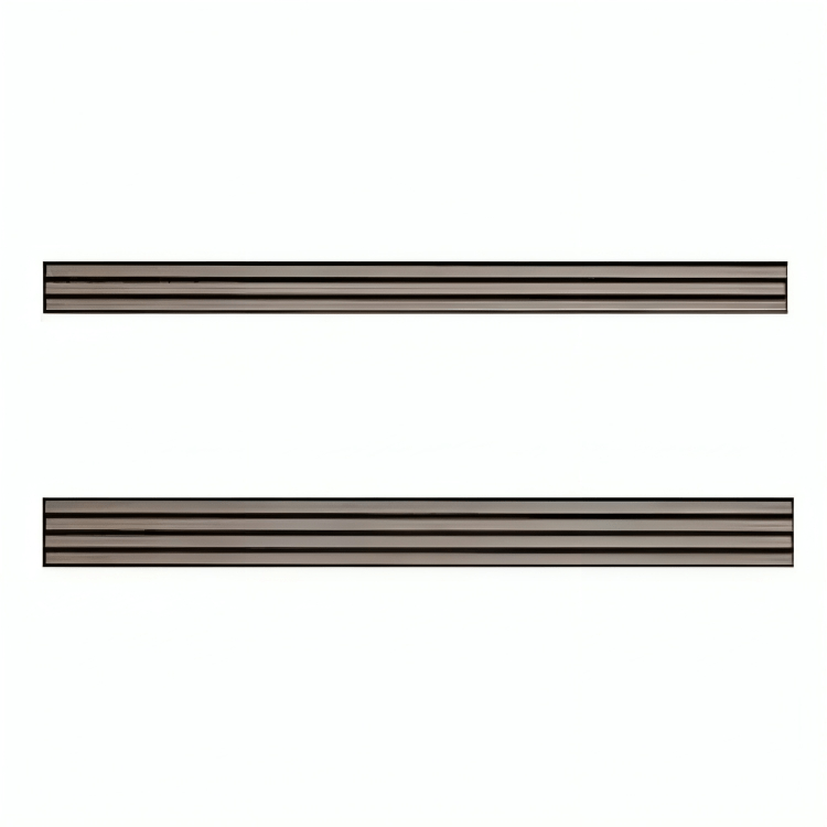 American Hearth 24-inch Slat Hammered Pewter Louvers