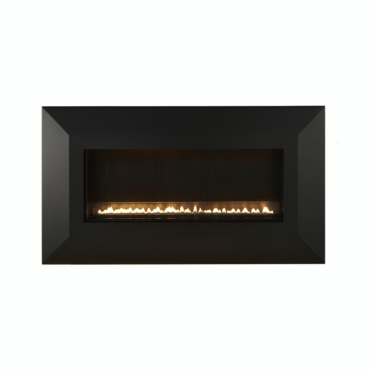 American Hearth Boulevard Linear Black Cabinet Wrap