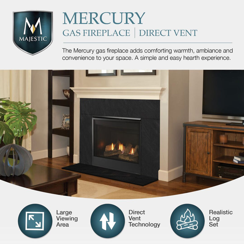 Majestic Mercury 32" Direct Vent Gas Fireplace MERC32