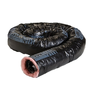Valcourt Insulated Flex Pipe in Black Rounded plastic