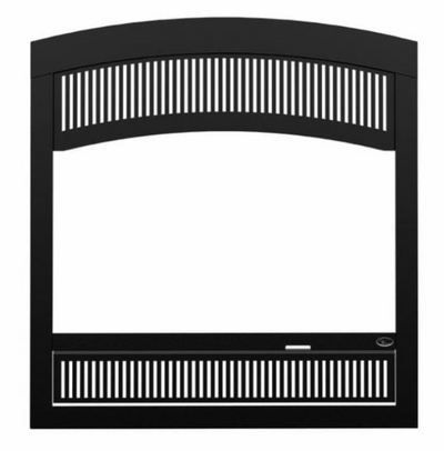 Valcourt Urban Style Faceplate Louver In Black Frame Front 2D View
