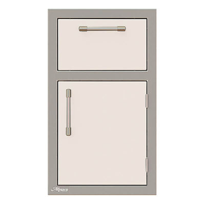 Alfresco 17-Inch Stainless Steel Soft-Close Door & Drawer Combo Flame Authority