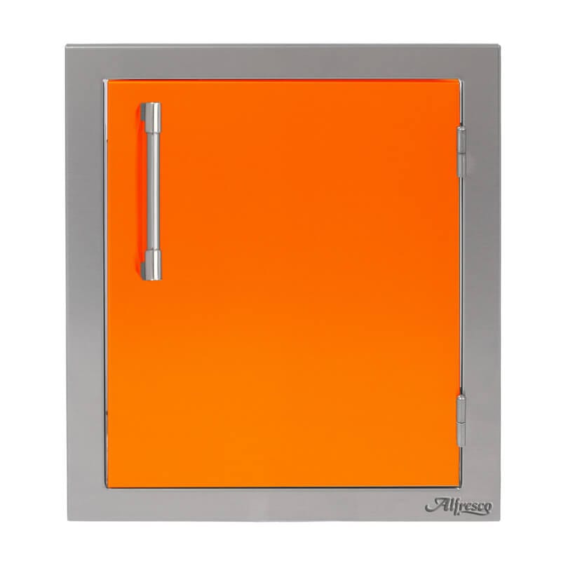 Alfresco 17-Inch Vertical Single Access Door Flame Authority