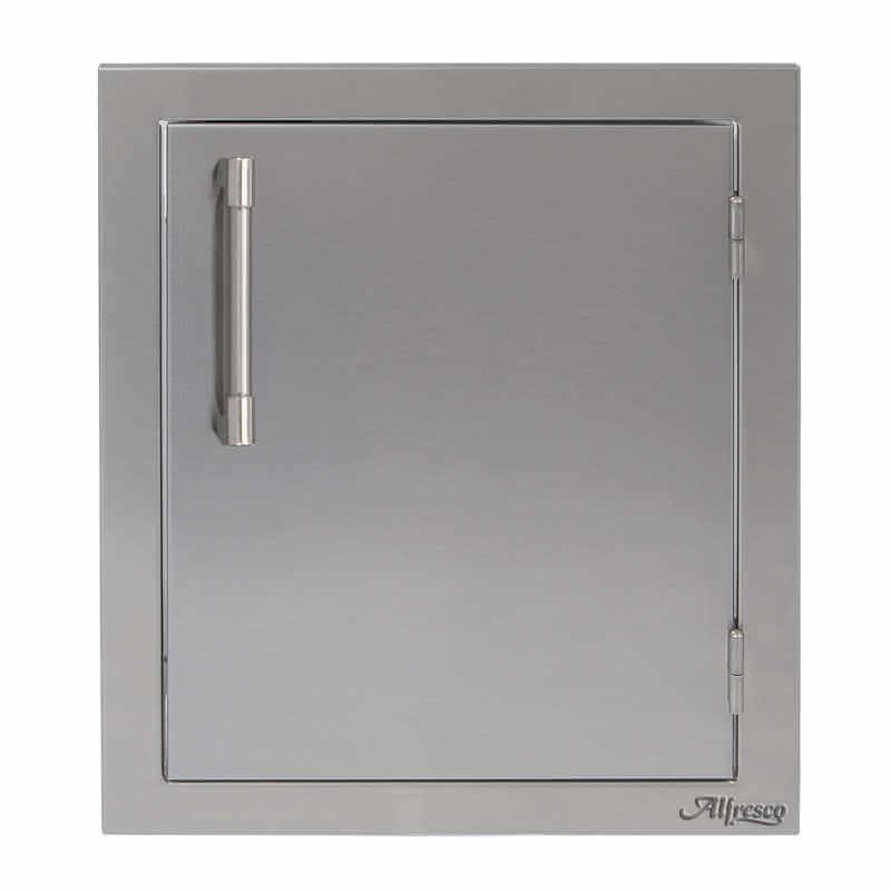 Alfresco 17-Inch Vertical Single Access Door Flame Authority