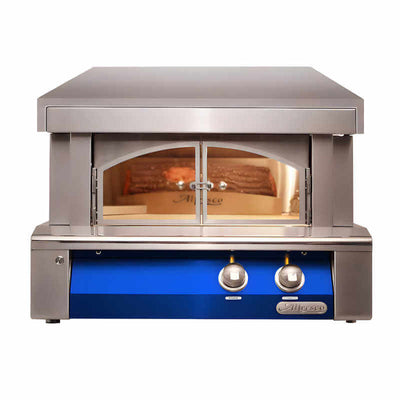 Alfresco 30-Inch Built-in Outdoor Pizza Oven Plus Flame Authority