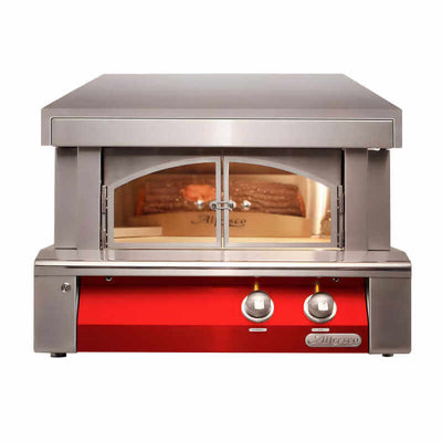 Alfresco 30-Inch Countertop Outdoor Pizza Oven Flame Authority