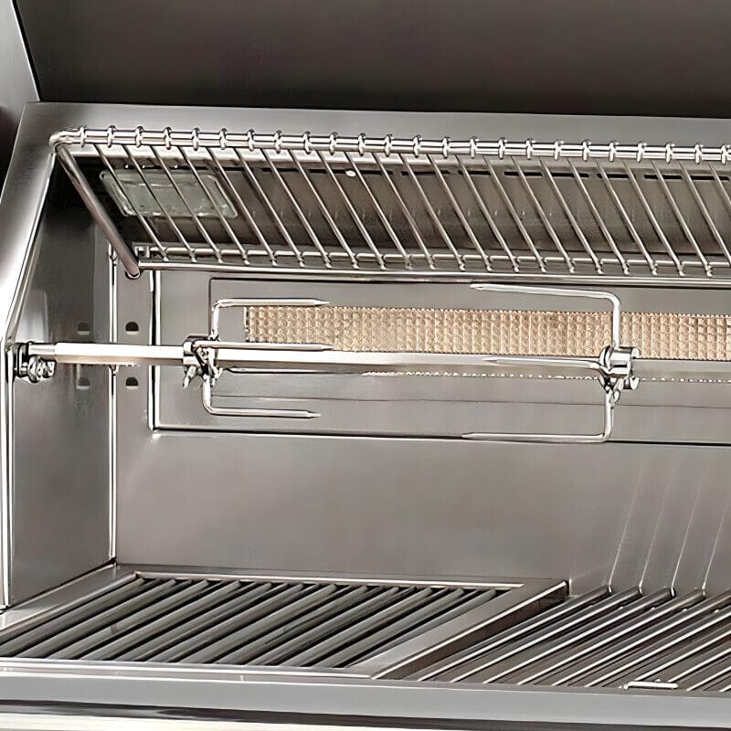Alfresco ALXE 30-Inch Built-In Gas Grill with Rotisserie Flame Authority