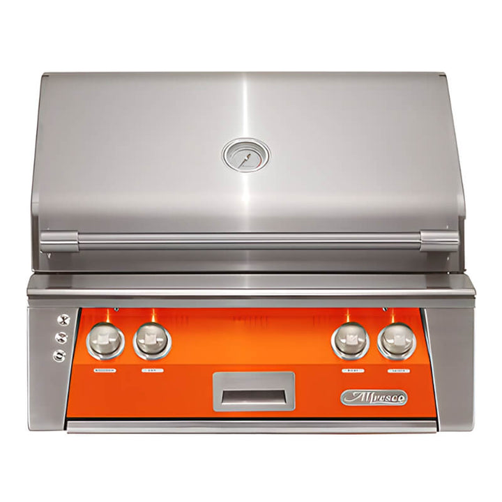 Alfresco ALXE 30-Inch Built-In Grill With Sear Zone And Rotisserie Flame Authority
