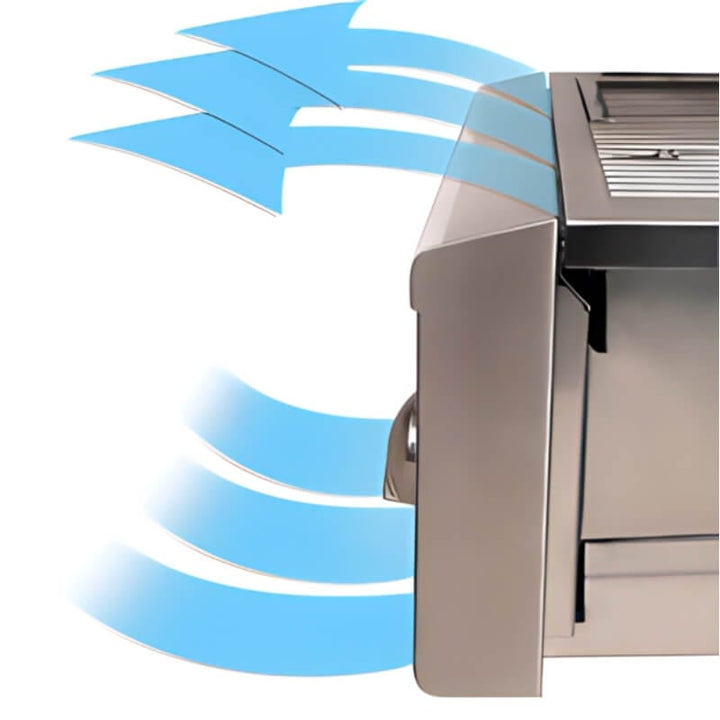 Alfresco ALXE 30-Inch Built-In Grill With Sear Zone And Rotisserie Flame Authority