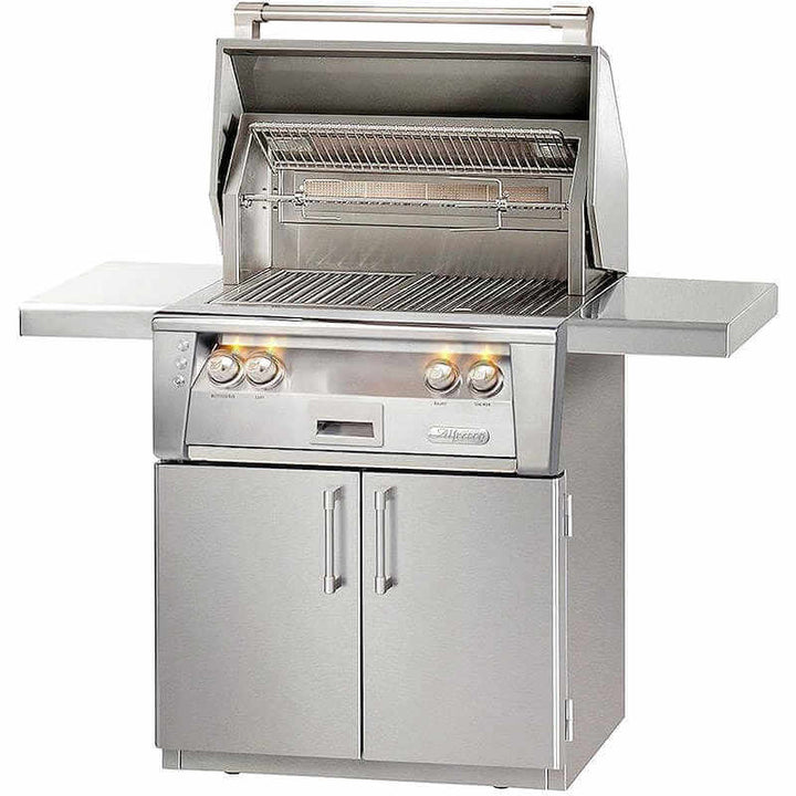 Alfresco ALXE 30-Inch Freestanding Gas Grill with Rotisserie Flame Authority