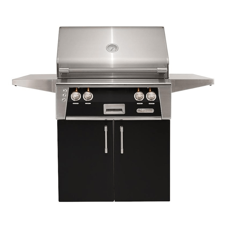 Alfresco ALXE 30-Inch Freestanding Gas Grill with Sear Zone and Rotisserie Flame Authority