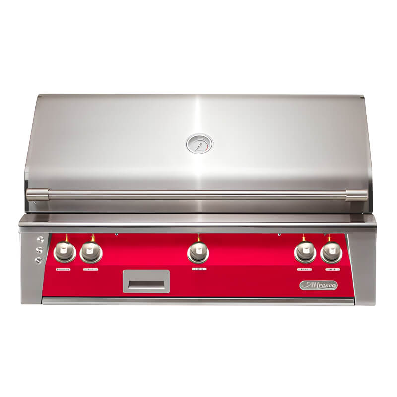 Alfresco ALXE 42-Inch Built-In Gas Grill With Sear Zone And Rotisserie Flame Authority