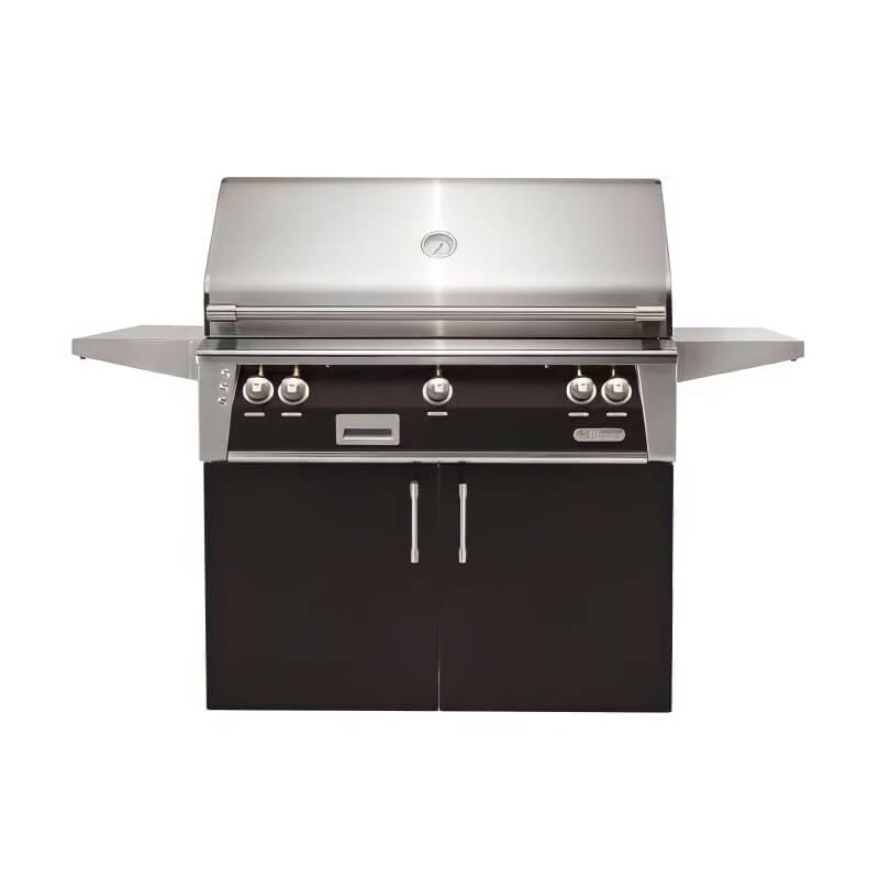 Alfresco ALXE 42-Inch Freestanding Gas Grill With Rotisserie Flame Authority