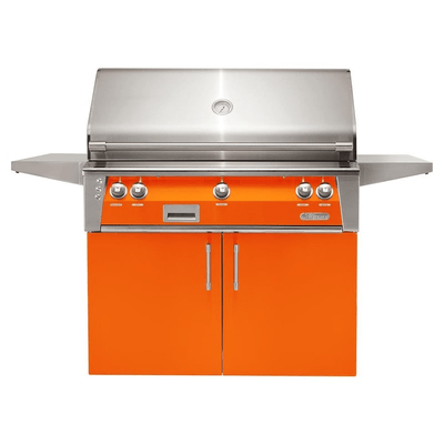 Alfresco ALXE 42-Inch Freestanding Gas Grill With Sear Zone And Rotisserie Flame Authority