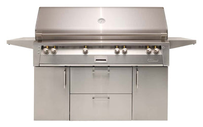 Alfresco ALXE 56-Inch Freestanding Gas All Grill With Sear Zone And Rotisserie ALXE-56BFGC