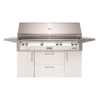 Alfresco ALXE 56-Inch Freestanding Gas All Grill With Sear Zone And Rotisserie Flame Authority