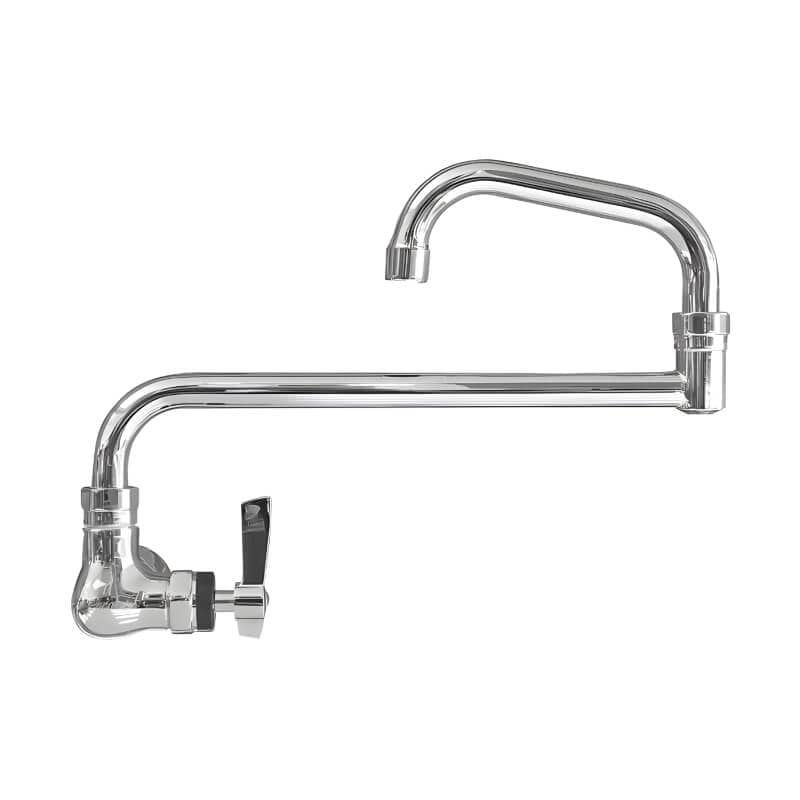 Alfresco Pot Filler Outdoor Rated Cold Water Faucet With Double Joint Spout - POT FAUCET Flame Authority