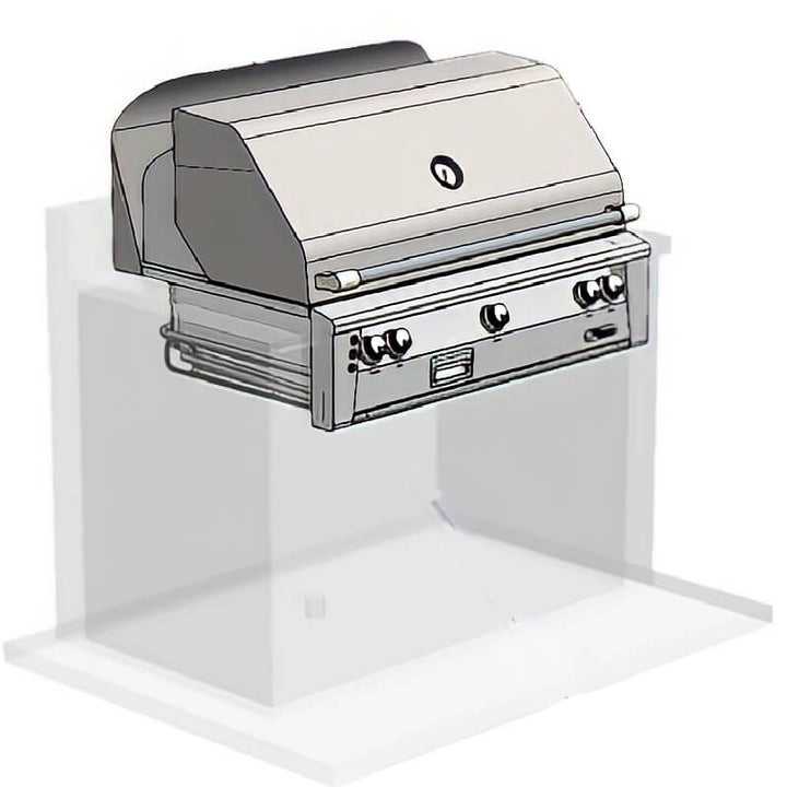 Alfresco Wind Guard For 36 Inch Built-In Grill - AWS-36 Flame Authority