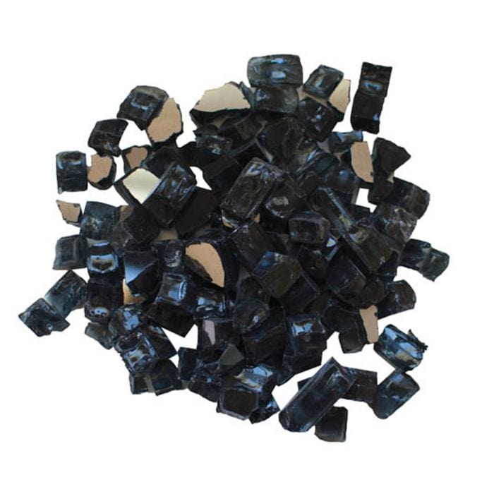 Amantii 1/2" Charcoal Reflective Fire Glass - 5lbs AMSF-GLASS-03