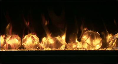 Amantii 100-inch Symmetry Lumina Electric Fireplace SYM-100-LUMINA Fireplaces SYM-100-LUMINA Flame Authority