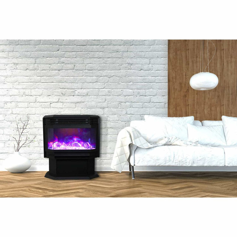 Amantii 26 inch Lumina Freestanding Electric Fireplace FS‐26‐922 Fireplaces FS‐26‐922 Flame Authority