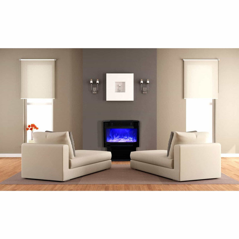 Amantii 26 inch Lumina Freestanding Electric Fireplace FS‐26‐922 Fireplaces FS‐26‐922 Flame Authority