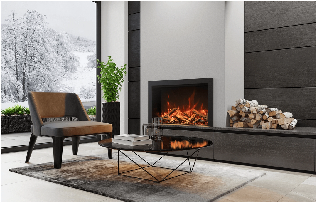 Amantii 38" Lumina Traditional Series Electric Fireplace TRD-38-LUMINA Fireplaces TRD-38-LUMINA Flame Authority