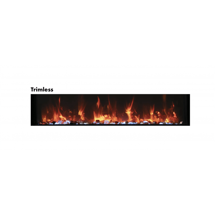 Amantii 40" Panorama BI Slim Lumina Smart Electric Fireplace Fireplaces BI-40-SLIM-OD-LUMINA Flame Authority