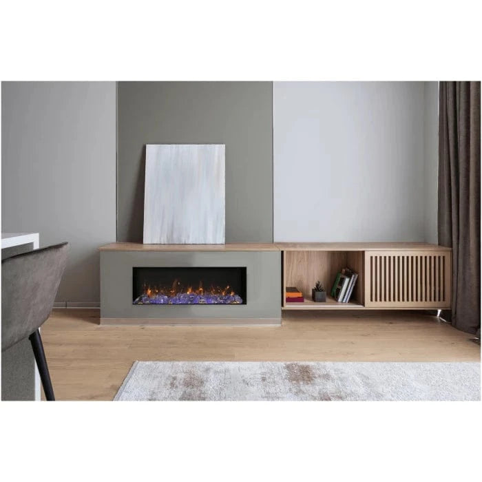 Amantii 40" Panorama BI Slim Lumina Smart Electric Fireplace Fireplaces BI-40-SLIM-OD-LUMINA Flame Authority