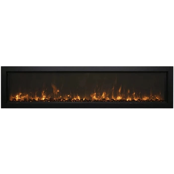 Amantii 40" Panorama BI Slim Lumina Smart Electric Fireplace Fireplaces BI-40-SLIM-OD-LUMINA Flame Authority
