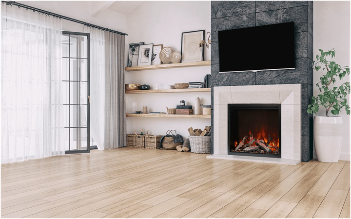 Amantii 48" Lumina Traditional Series Electric Fireplace TRD-48-LUMINA Fireplaces TRD-48-LUMINA Flame Authority
