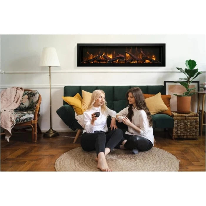 Amantii 50" Panorama BI Deep XT Smart Electric Fireplace Fireplaces BI-50-DEEP-XT-LUMINA Flame Authority