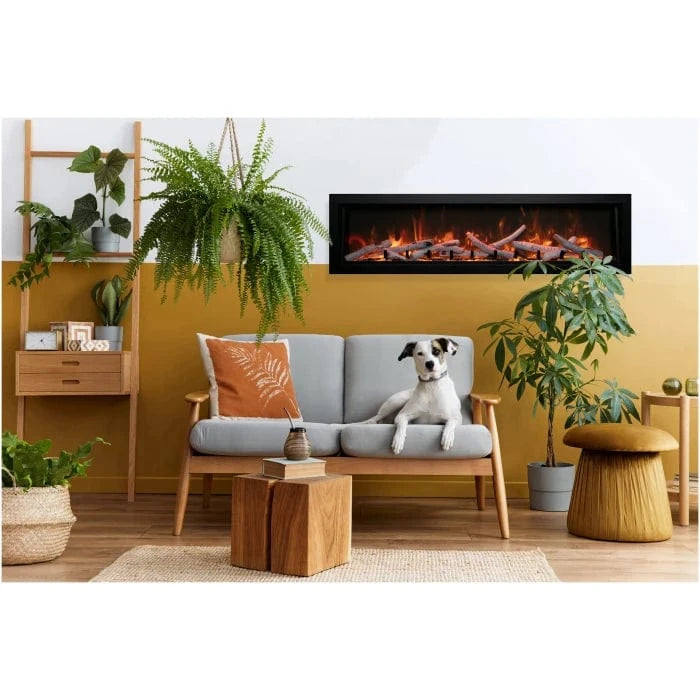 Amantii 50" Panorama BI Deep XT Smart Electric Fireplace Fireplaces BI-50-DEEP-XT-LUMINA Flame Authority