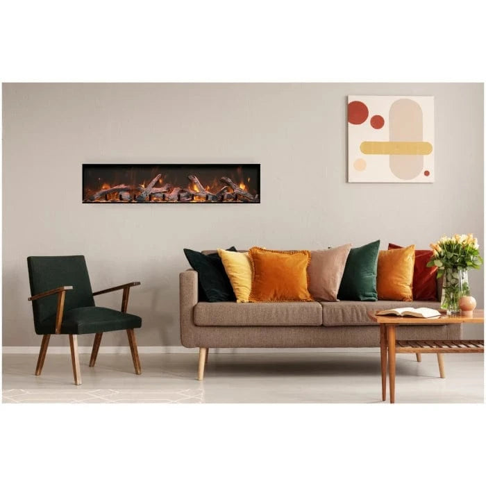 Amantii 50" Panorama BI Deep XT Smart Electric Fireplace Fireplaces BI-50-DEEP-XT-LUMINA Flame Authority
