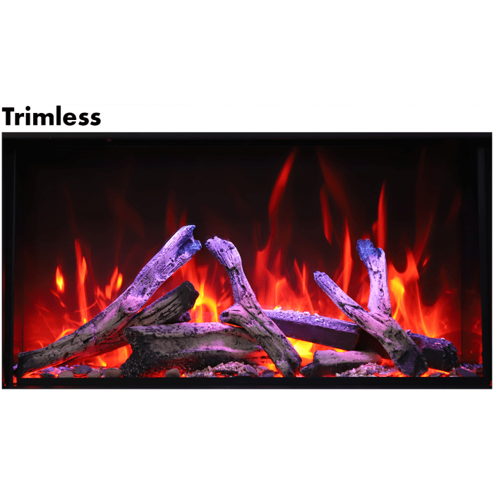 Amantii 50" Panorama BI Deep XT Smart Electric Fireplace Fireplaces BI-50-DEEP-XT-LUMINA Flame Authority