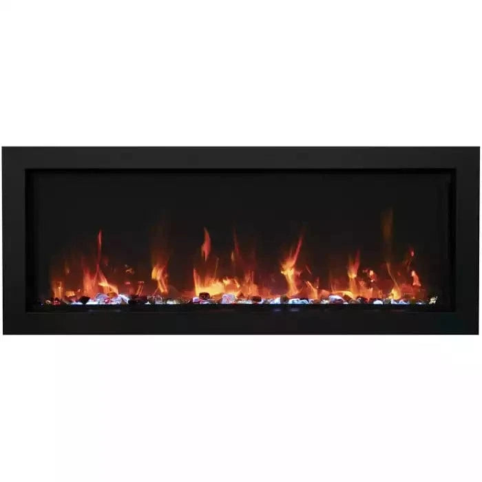 Amantii 50" Panorama BI Extra Slim Smart Electric Fireplace Fireplaces BI-50-XTRASLIM-LUMINA Flame Authority