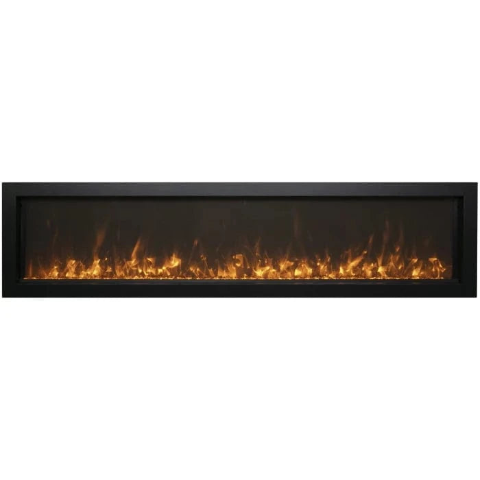 Amantii 50" Panorama BI Extra Slim Smart Electric Fireplace Fireplaces BI-50-XTRASLIM-LUMINA Flame Authority