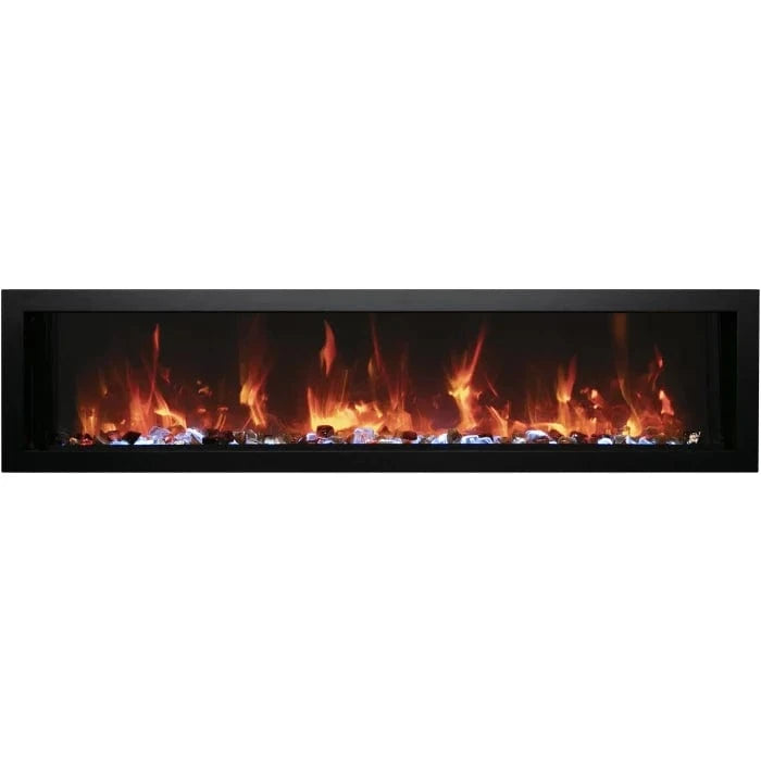 Amantii 50" Panorama BI Extra Slim Smart Electric Fireplace Fireplaces BI-50-XTRASLIM-LUMINA Flame Authority