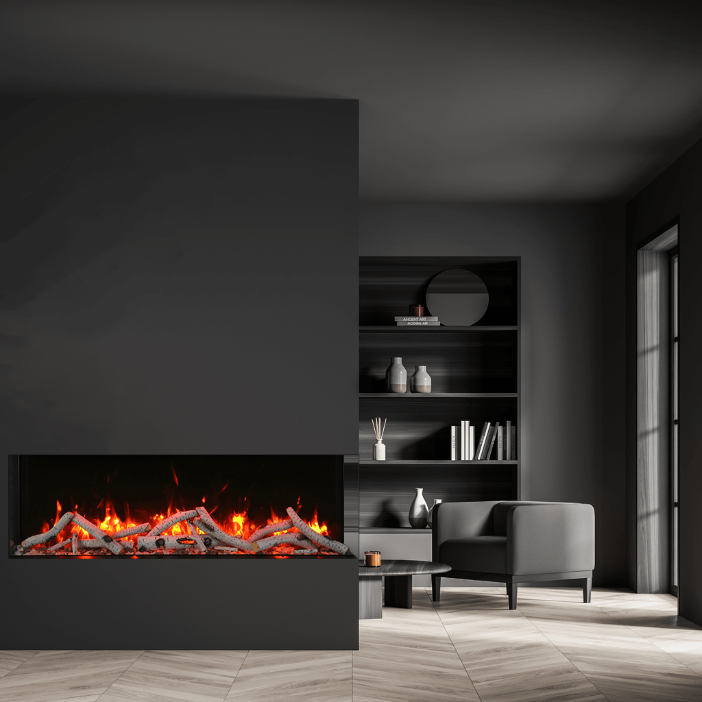 Amantii 50" True View Slim Smart Electric Fireplace 50-TRV-SLIM-LUMINA Fireplaces 50-TRV-SLIM-LUMINA Flame Authority