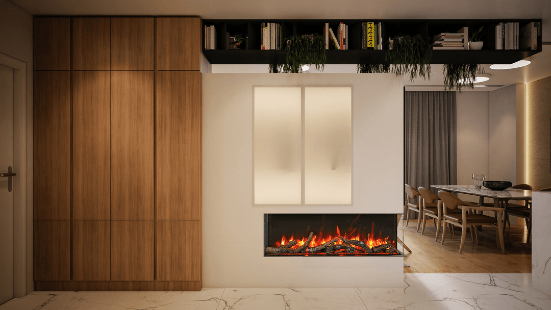 Amantii 72" True View Slim Smart Electric Fireplace 72-TRV-SLIM-LUMINA Fireplaces 72-TRV-SLIM-LUMINA Flame Authority
