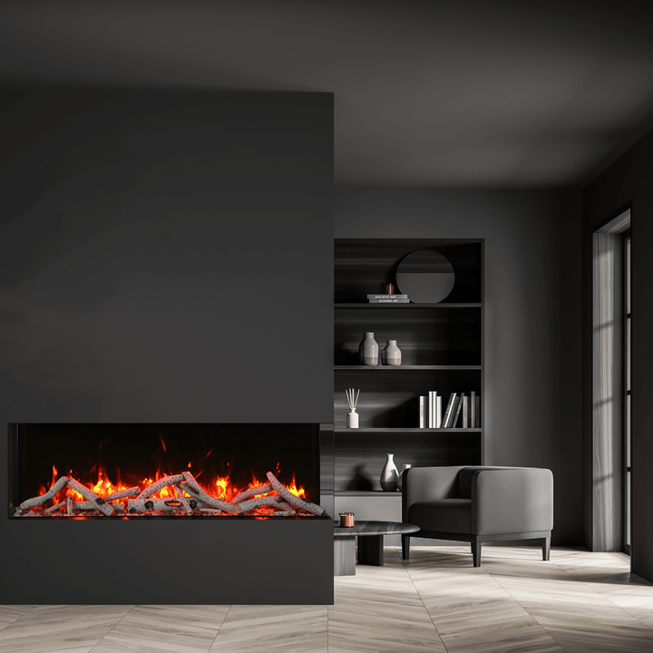 Amantii 72" True View Slim Smart Electric Fireplace 72-TRV-SLIM-LUMINA Fireplaces 72-TRV-SLIM-LUMINA Flame Authority
