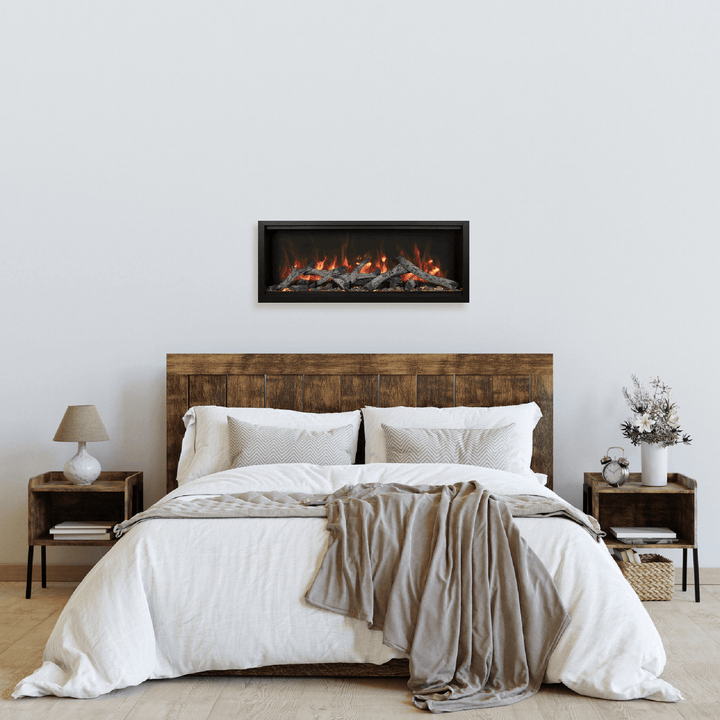 Amantii 74 inch Symmetry Lumina Electric Fireplace SYM-74-XT-LUMINA Fireplaces SYM-74-XT-LUMINA Flame Authority
