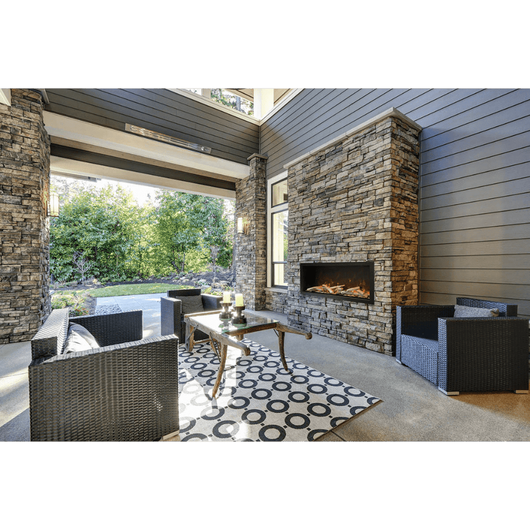 Amantii 74 inch Symmetry Lumina Electric Fireplace SYM-74-XT-LUMINA Fireplaces SYM-74-XT-LUMINA Flame Authority