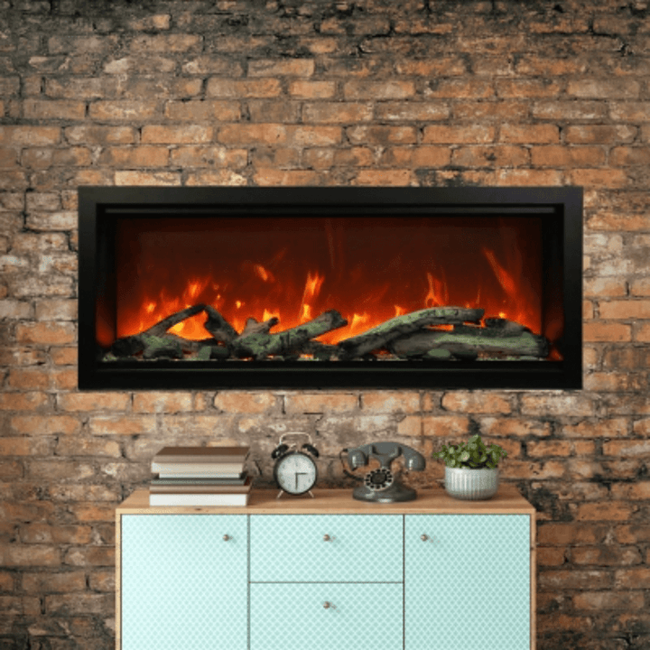 Amantii 74 inch Symmetry Lumina Electric Fireplace SYM-74-XT-LUMINA Fireplaces SYM-74-XT-LUMINA Flame Authority