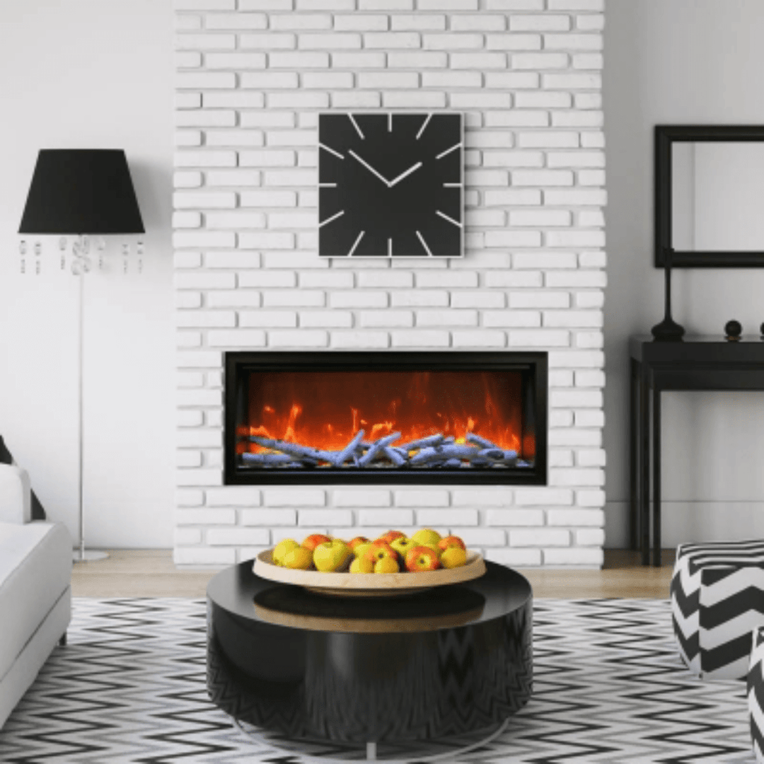 Amantii 74 inch Symmetry Lumina Electric Fireplace SYM-74-XT-LUMINA Fireplaces SYM-74-XT-LUMINA Flame Authority