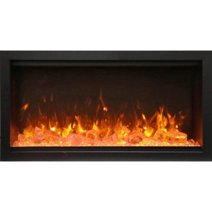 Amantii 74 inch Symmetry Lumina Electric Fireplace SYM-74-XT-LUMINA Fireplaces SYM-74-XT-LUMINA Flame Authority