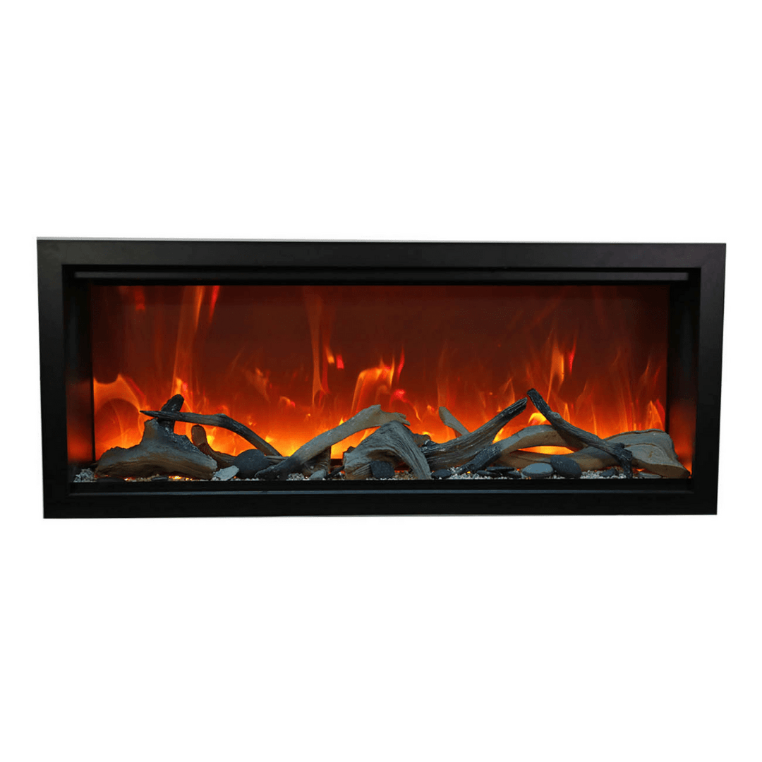 Amantii 74 inch Symmetry Lumina Electric Fireplace SYM-74-XT-LUMINA Fireplaces SYM-74-XT-LUMINA Flame Authority